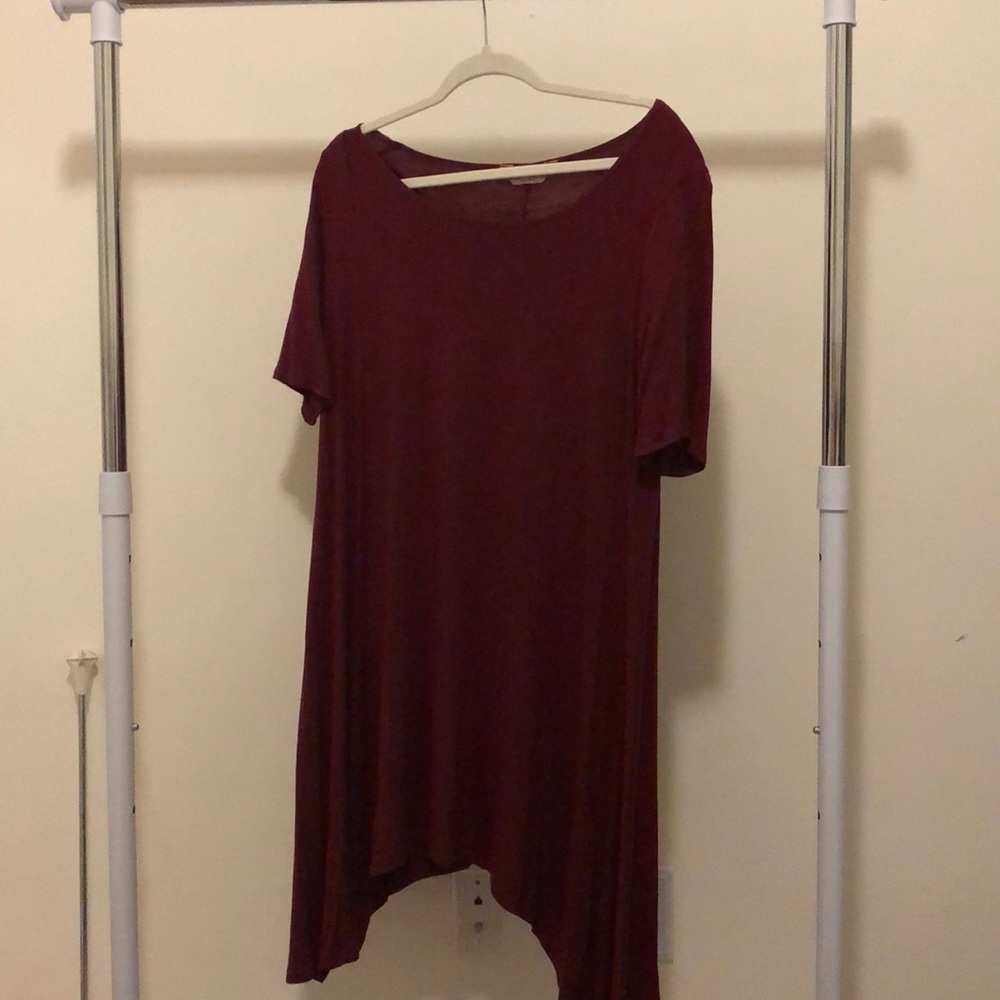 Short sleeve T-shirt style dress